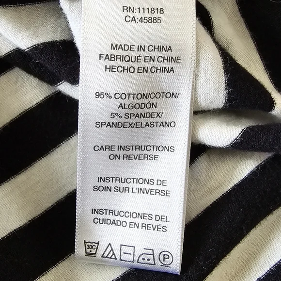 MICHAEL Michael Kors Striped Zipper Sleeve Top - Picture 6 of 8